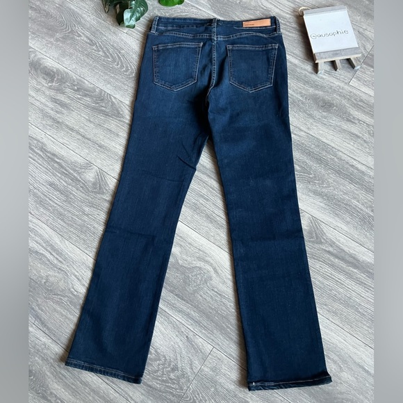 Goodthreads Women's Mid-Rise Slim Straight Jeans Dark wash. Size 28 - Picture 8 of 15